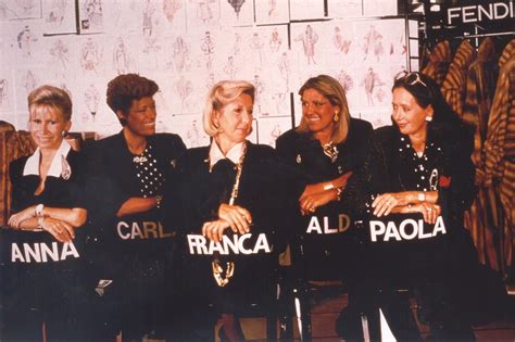 eta franca fendi|The Five Fendi Sisters & the Women of the Fendi Family .